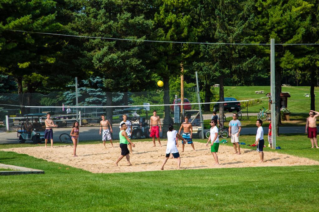 Plymouth Rock Camping Resort Basic Cabin Elkhart Lake Eksteriør bilde
