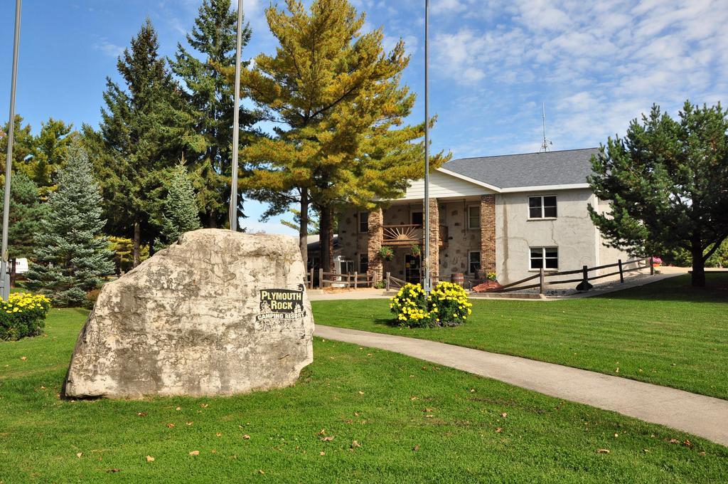 Plymouth Rock Camping Resort Basic Cabin Elkhart Lake Eksteriør bilde